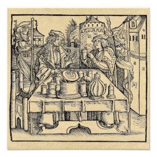 Royal Alchemist Laboratory in the Castle Photo Print