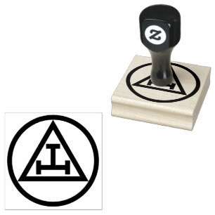 Royal Arch Freemasonry Square Compass Masonic  Rubber Stamp