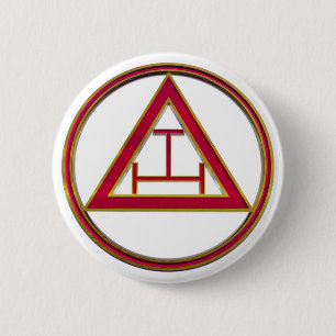 Royal Arch Triple Tau 6 Cm Round Badge