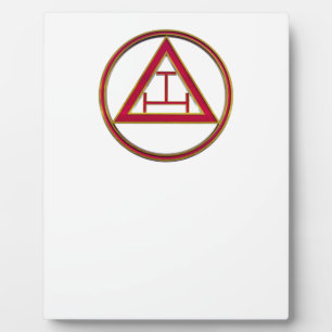 Royal Arch Triple Tau Plaque