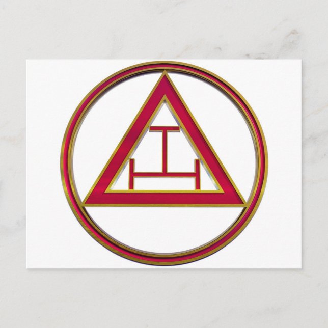 Royal Arch Triple Tau Postcard (Front)