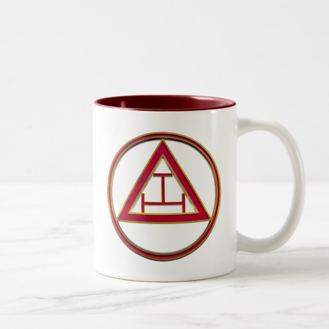 Royal Arch Triple Tau Two-Tone Coffee Mug (Right)