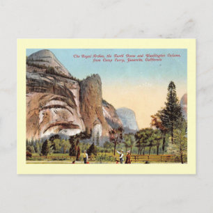 Royal Arches, Yosemite National Park Vintage Postcard