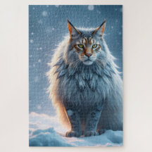 Royal Arctic Lynx Cat Puzzle