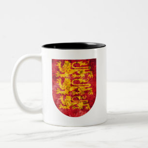 Royal Arms of England Two-Tone Coffee Mug