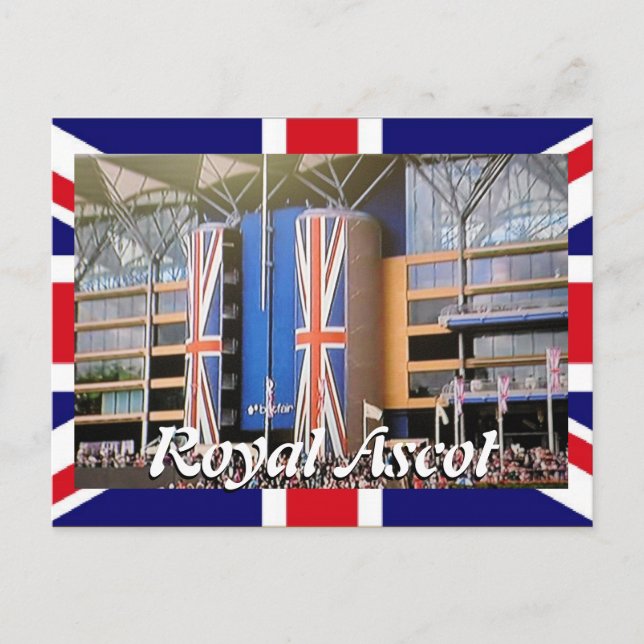 Royal Ascot Diamond Jubilee postcard (Front)