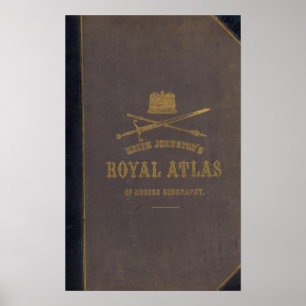 Royal atlas of modern geography poster