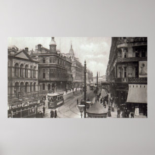 Royal Avenue, Belfast, c.1900 Poster