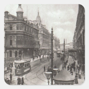 Royal Avenue, Belfast, c.1900 Square Sticker
