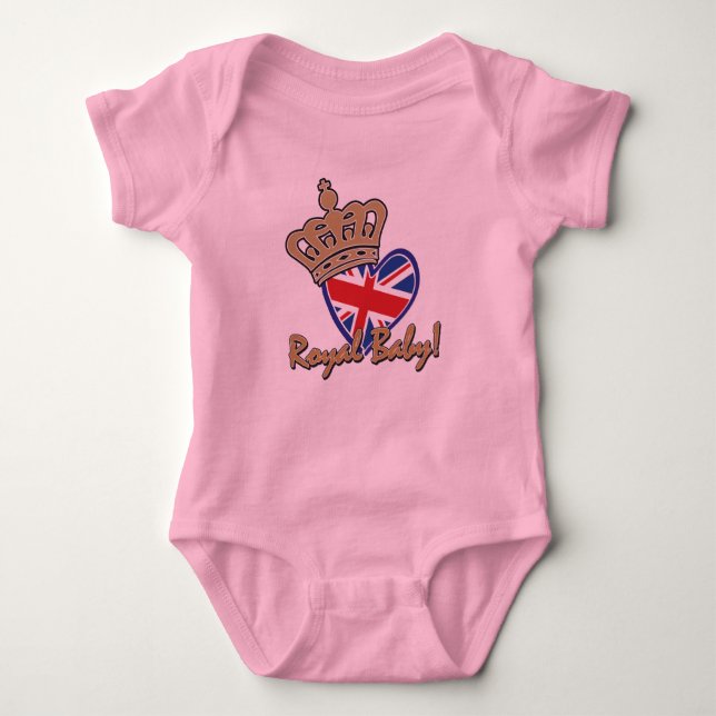 Royal Baby Baby Bodysuit (Front)