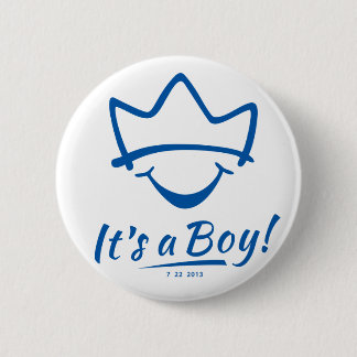 Royal baby born 6 cm round badge