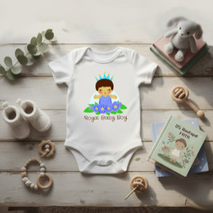 Royal baby boy baby bodysuit