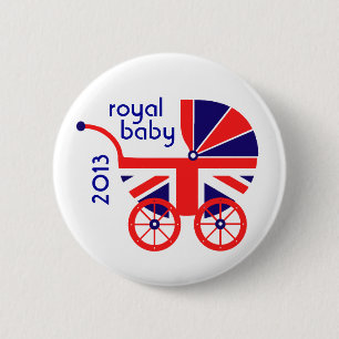 Royal Baby Carriage Button
