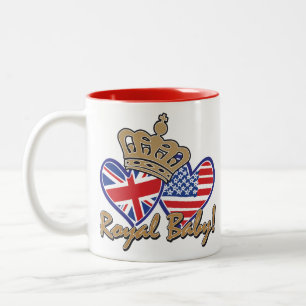 Royal baby Crown Two-Tone Coffee Mug