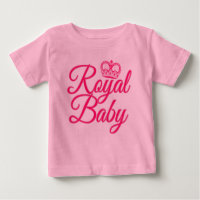 Royal Baby in Pink with Crown