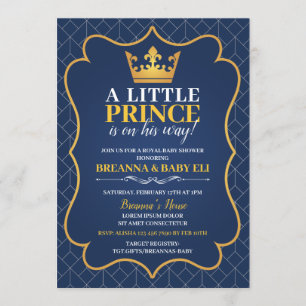 Royal Baby Shower Invitation