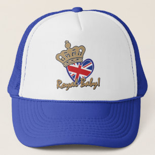 Royal Baby UK Heart Flag Trucker Hat
