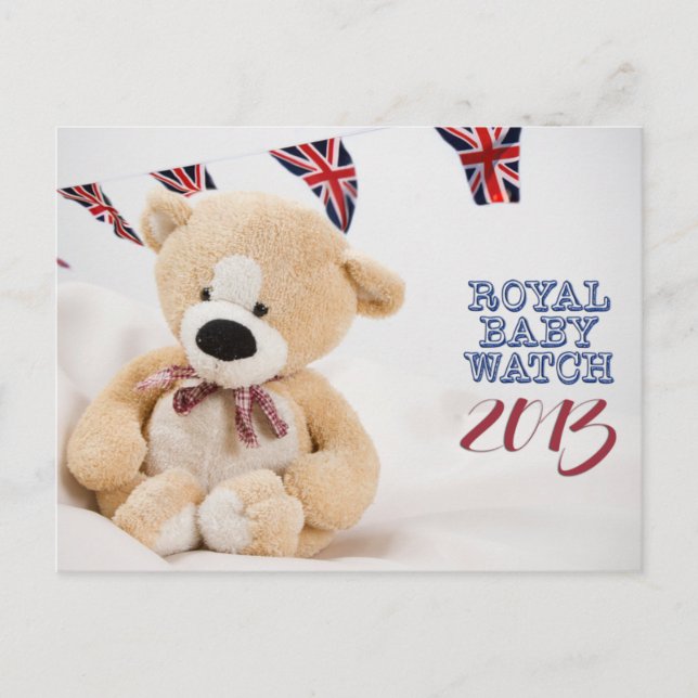 Royal Baby Watch 2013 postcard (Front)
