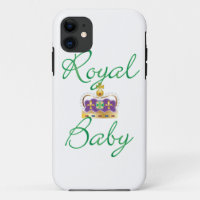 Royal Baby with Purple and Gold Crown