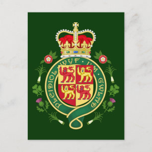 Royal Badge of Wales Postcard