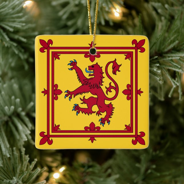 Royal Banner - Scotland Ceramic Ornament (Tree)