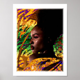 Royal Beauty Of Africa Poster