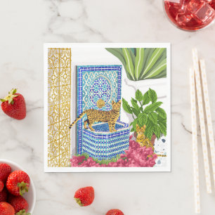 Royal Bengal Cats Napkin