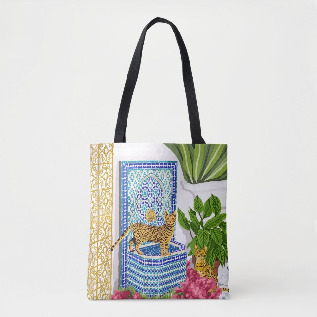 Royal Bengal Cats Tote Bag (Front)