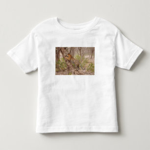 Royal Bengal Tiger climbing up the tree, Toddler T-Shirt
