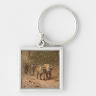 Royal Bengal Tigers on the move, Ranthambhor Key Ring