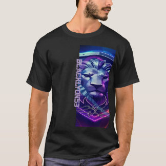 Royal black Lyon 53 T-Shirt