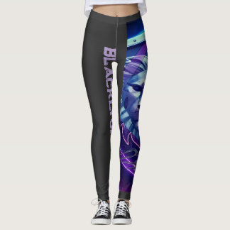 Royal black Lyon 53 T-Shirt Leggings