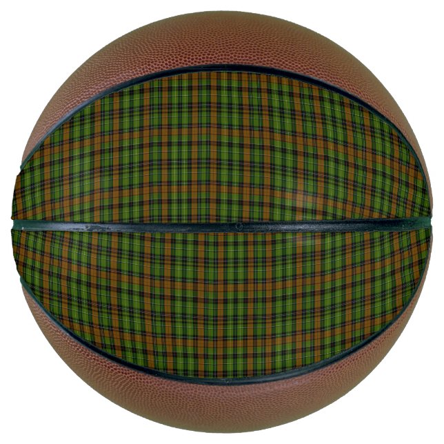 Royal Black Watch Tartan Plaid Classic Blue  Basketball (Front)