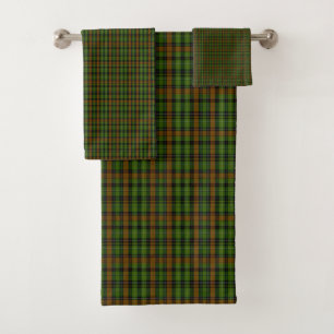 Royal Black Watch Tartan Plaid Classic Blue  Bath Towel Set