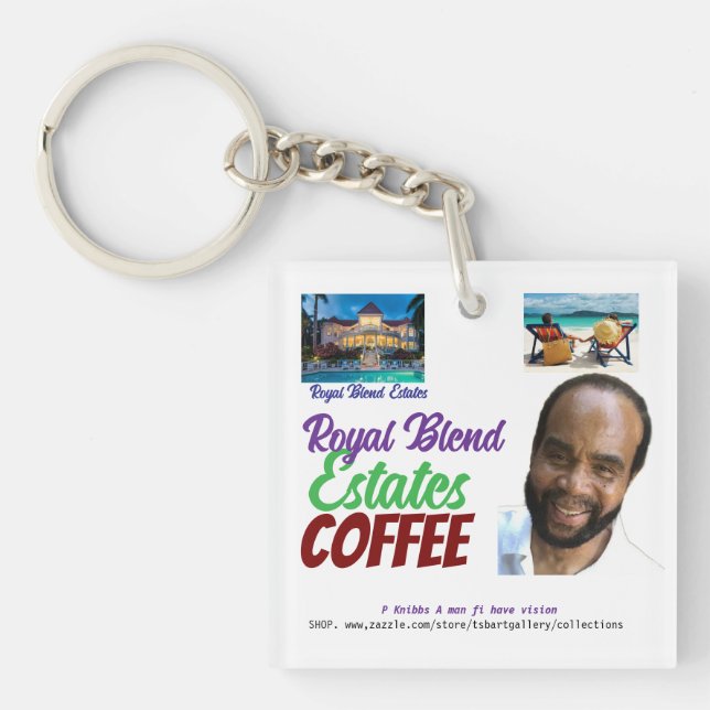 ROYAL BLEND Acrylic Keychain (Front)