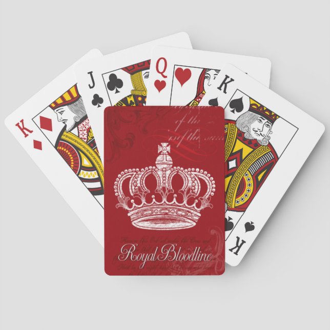 Royal Bloodline - Red Playing Cards (Back)