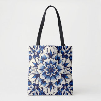 royal bloom tote bag