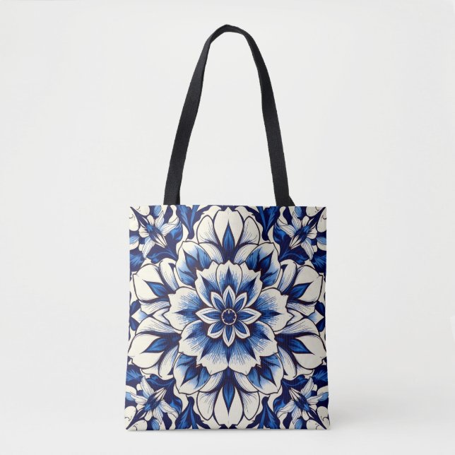 royal bloom tote bag (Front)