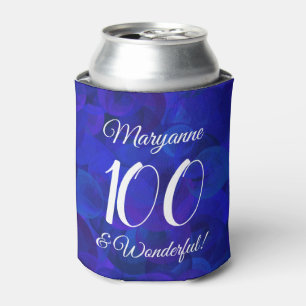 Royal Blue 100 and Wonderful Birthday Party Can Cooler
