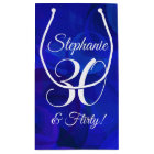 Royal Blue 30 and Flirty Birthday Party