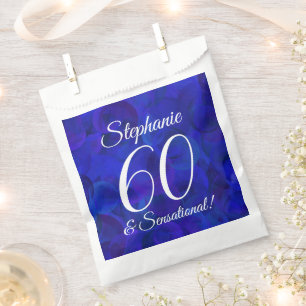 Royal Blue 60 and Sensational Birthday Party Favour Bag