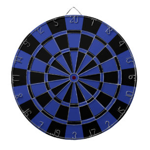 Royal Blue And Black Dartboard