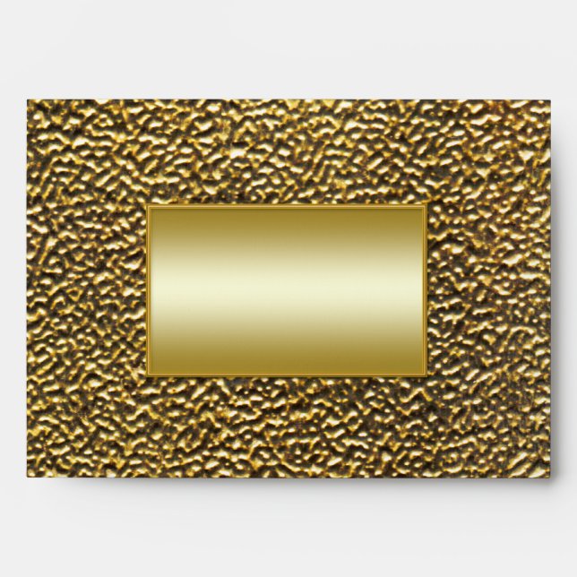 Royal Blue and Gold Envelope for 5x7 Sizes (Front)