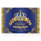 Royal Blue and Gold Prince Baby Shower Guest Books
