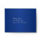 Royal Blue and Silver Envelope for RSVP Card