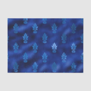 Royal Blue and Silver Tissue Paper