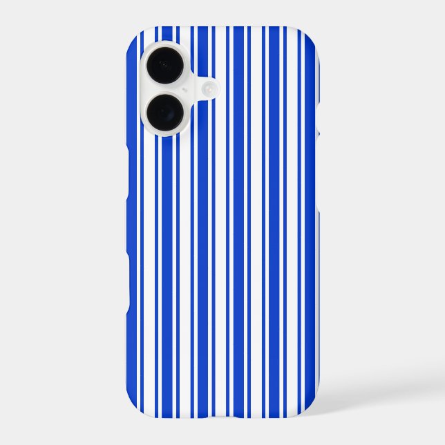 Royal blue and white candy stripes (Back)