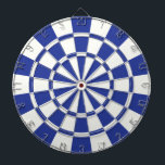 Royal Blue And White Dartboard<br><div class="desc">Royal Blue And White Dart Board</div>