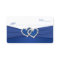 Royal Blue and White Joined Hearts Placecards
