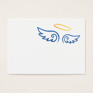 Royal Blue Angel wings with Halo